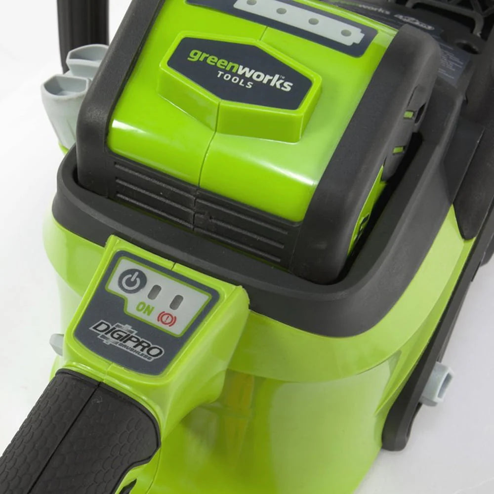 40V 16 Cordless Brushless Chainsaw with 4.0 Ah Battery and Charger P410