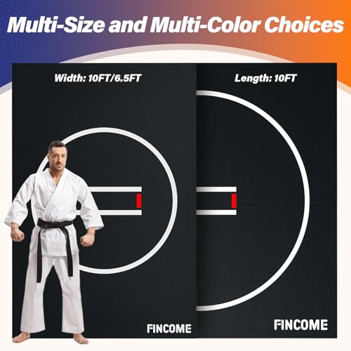 10' x 10' Black Wrestling Mat S2946