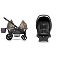 All-Terrain Stroller Wagon and Infant Car Seat Bundle D68315