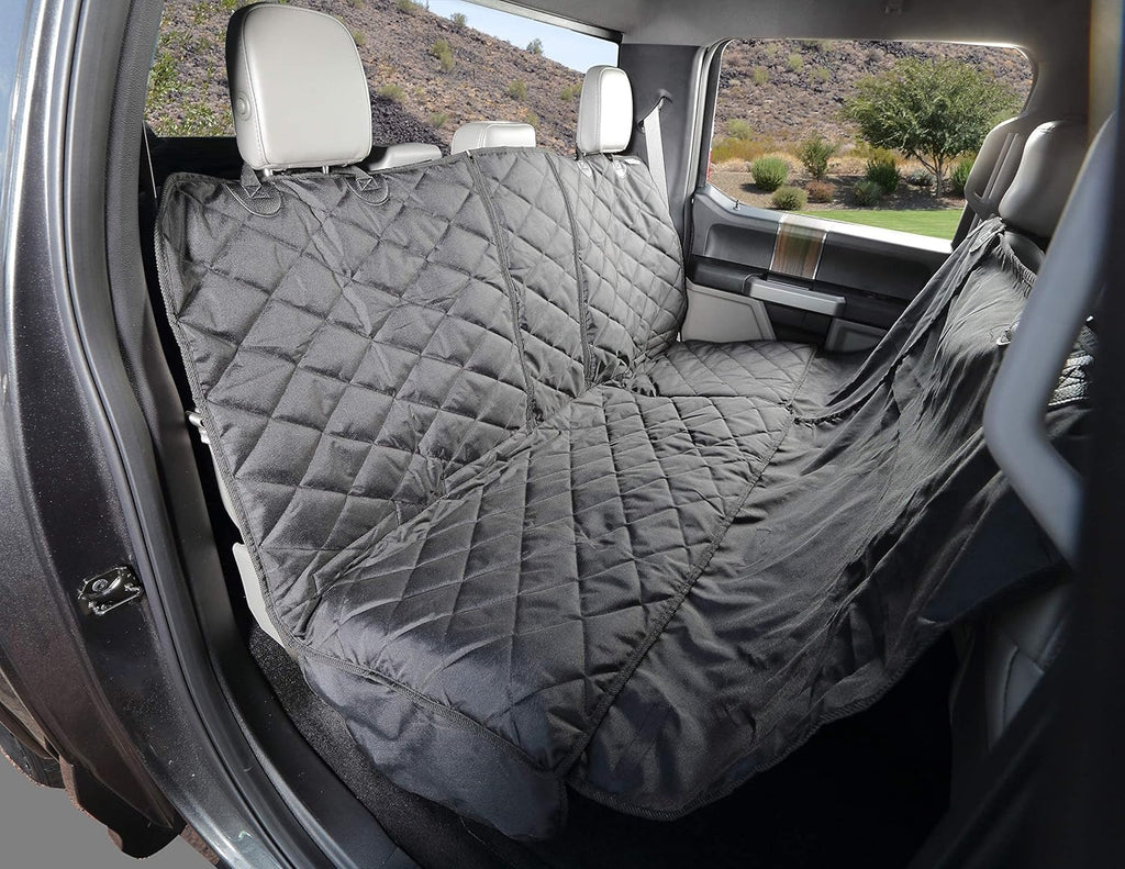 Crew Cab Rear Bench Seat Cover with Hammock T643851