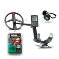 Waterproof Multi Frequency Metal Detector with 9" FMF Coil, Remote Control, WS6 Wireless Headphones & S-Telescopic Stem D3100
