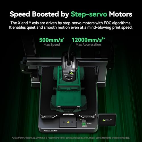 Multicolor 3D Printer with CFS, 500mm/s High Speed Printing, Full-auto Leveling, 10.24×10.24×11.81 inch J70988
