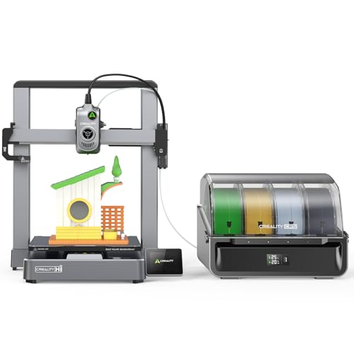 Multicolor 3D Printer with CFS, 500mm/s High Speed Printing, Full-auto Leveling, 10.24×10.24×11.81 inch J70988