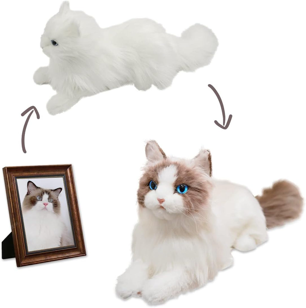 Handmade Lifelike Real Size Cat Plush Toy A26182