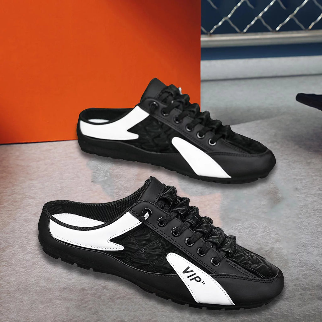 Men Slip on Mule Sneakers Lightweight Backless Casual Sports Shoes Loafers S9189