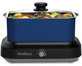 Red 5-Quart Non-stick Slow Cooker with Travel Lid and Thermal Carrying Case J6050