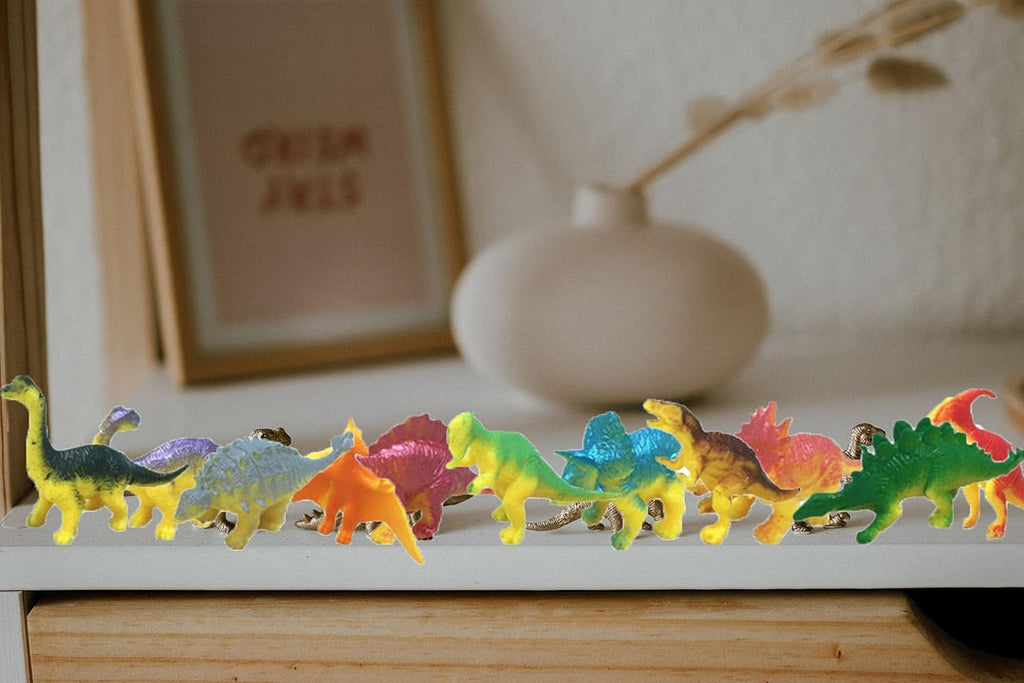 24 Packs Mini Plastic Dinosaur Toys G78229