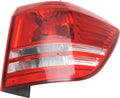 Tail Light RH Outer Assembly Halogen with Turn Signal Light Bulb V315
