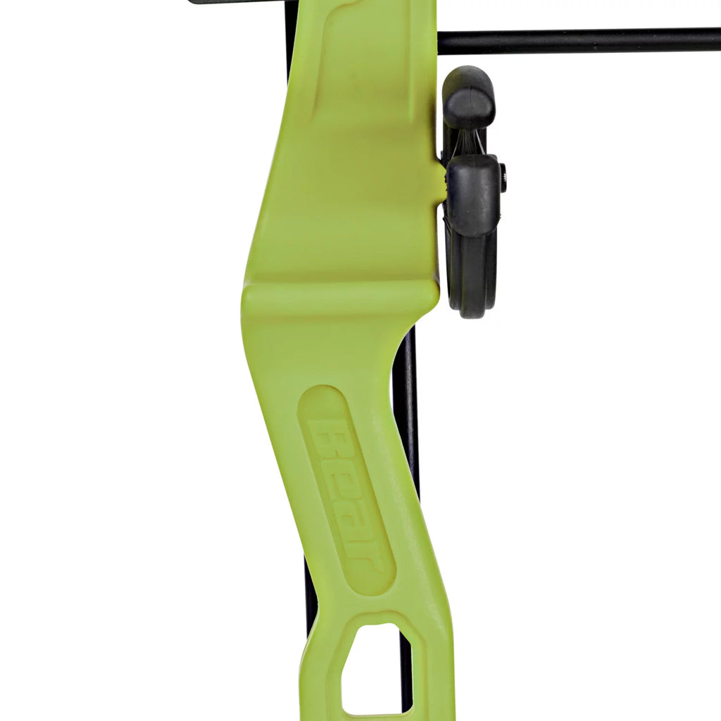Green Youth Bow with Whisker Biscuit, Arrows, Armguard, and Arrow Quiver U737