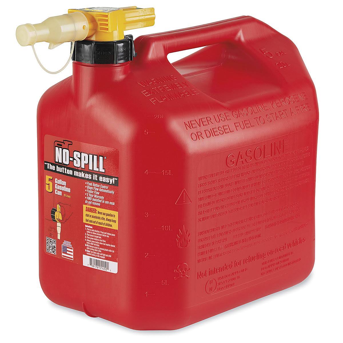 5 Gallon Plastic Gas Can J132