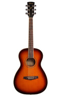 Brown Sunburst Parlor Acoustic Guitar A46473