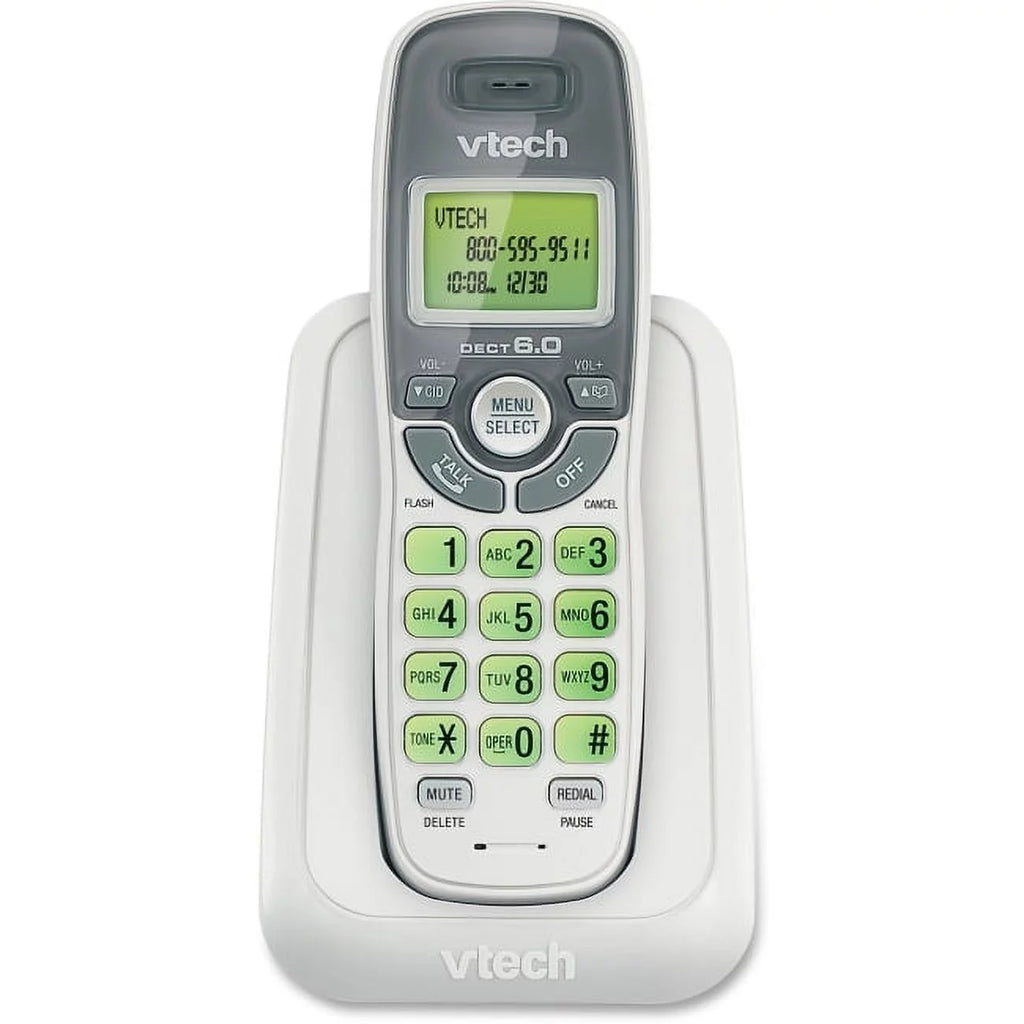 White Cordless Phone with Caller ID T878