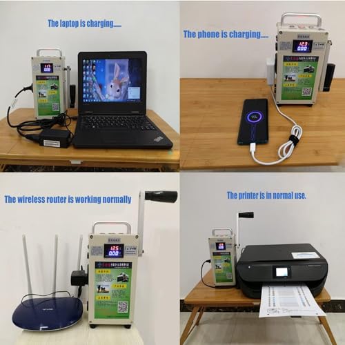 500W Crank Generator with Outlets DC/USB W200