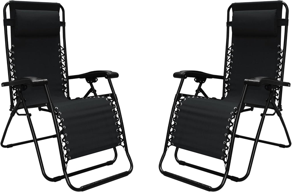 Black Zero Gravity Chair 2 Pack A973372