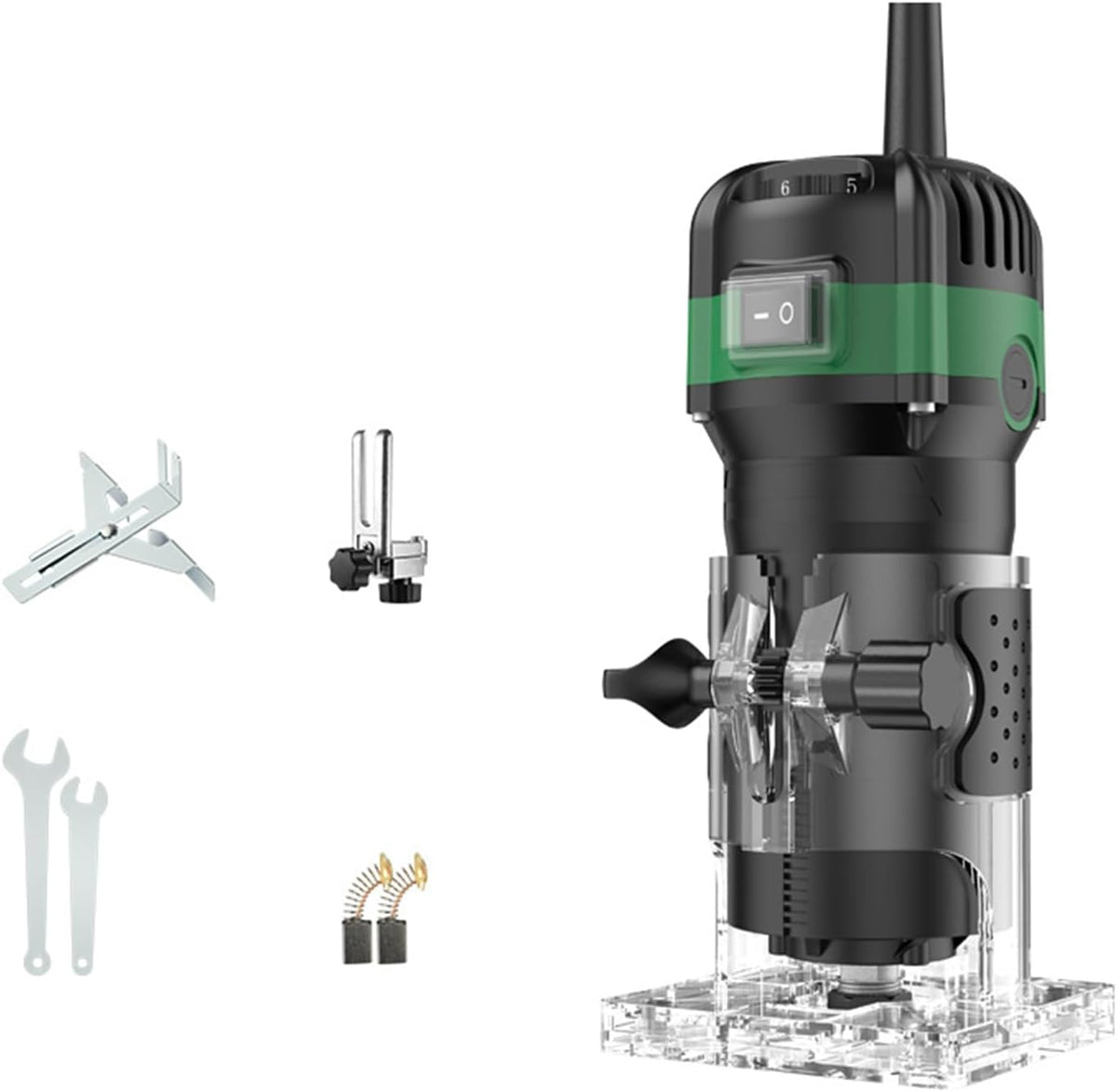 Electric Hand Trimmer Router 33000RPM 110V 800W 6.35mm Collets K5441