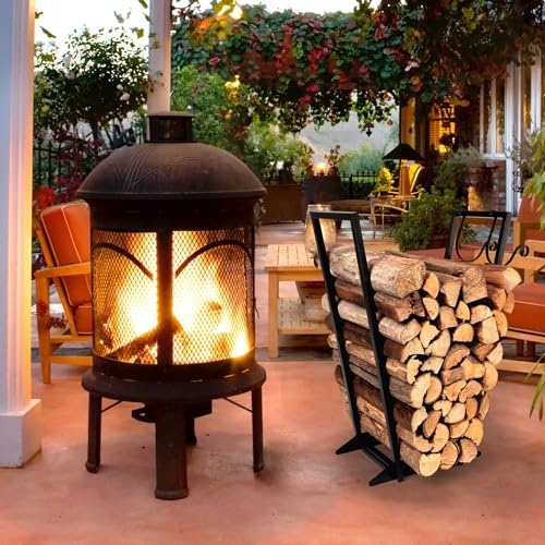 22 Inch Heavy Duty Firewood Log Rack Y91253