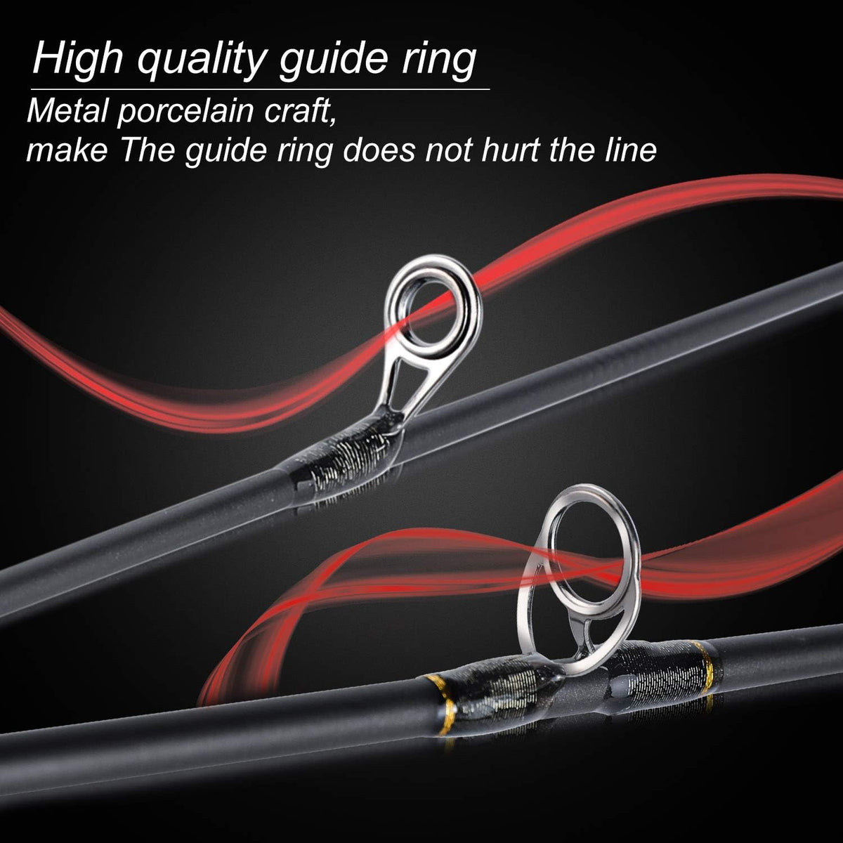 Graphite Lightweight Ultra Light Trout Rods 2 Pieces Cork Handle Spinning Fishing Rod Z461018