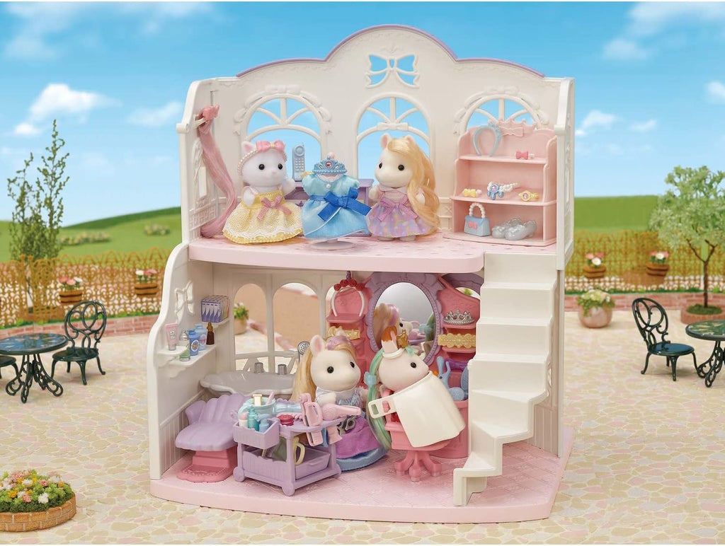 Pony's Hair Stylist Set Dollhouse Playset with Figure and Accessories W397499