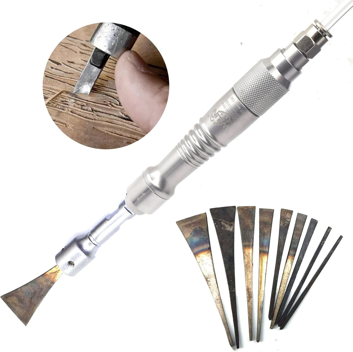 Pneumatic Wood Carving Chisel Scraper B109