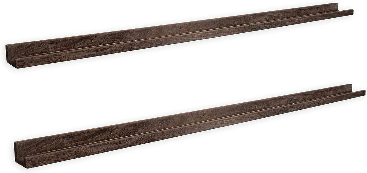 72" Narrow Wooden Floating Shelf Set of 2 M401463