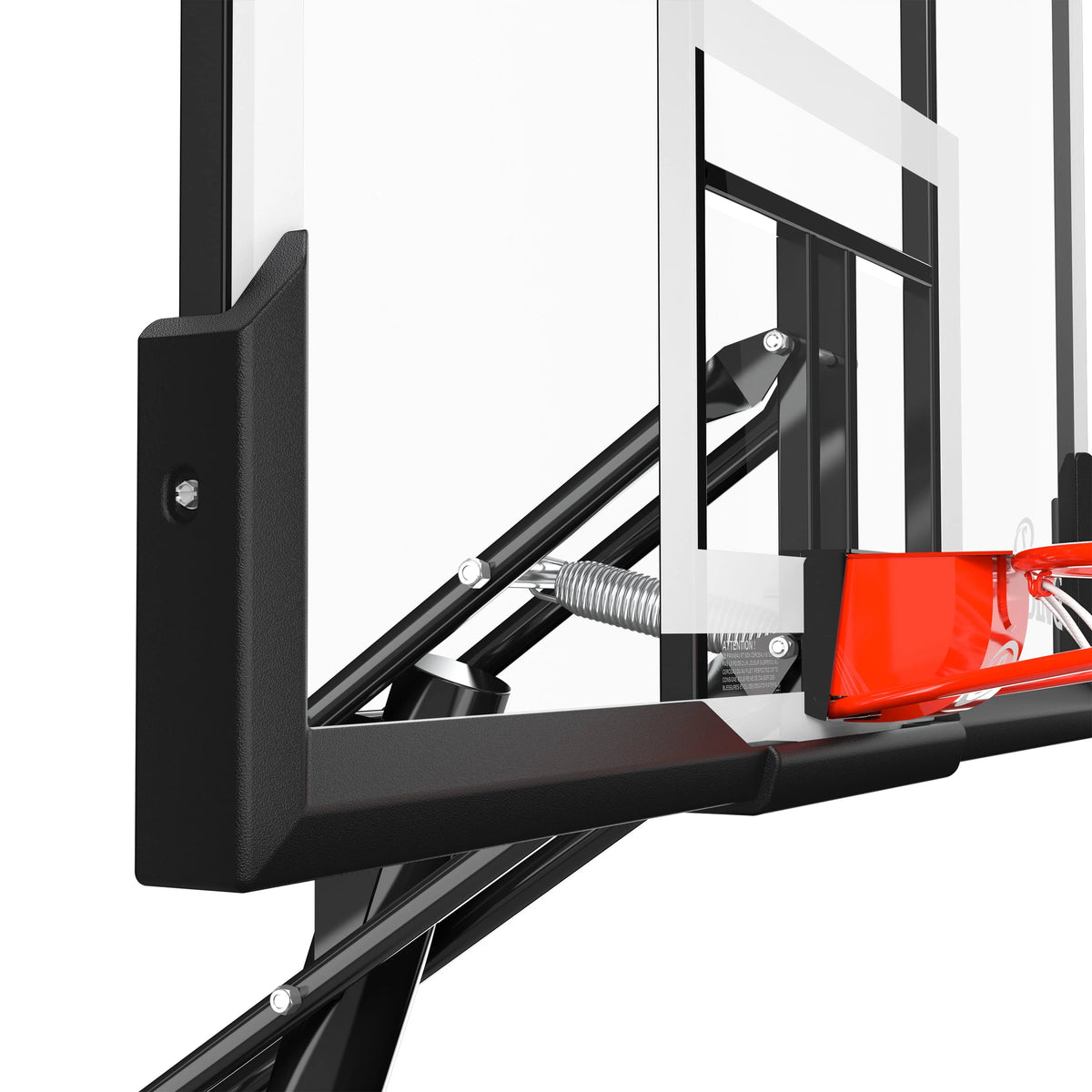 54 In. Shatter-proof Polycarbonate Portable Basketball Hoop H5126