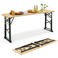 5.5 Ft Folding Wood Picnic Table J763