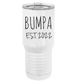 White 20 Oz Stainless Steel Insulated Travel Mug with Lid R4986