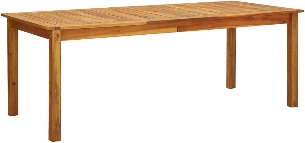 Solid Acacia Wood Garden Table 78.7 B671
