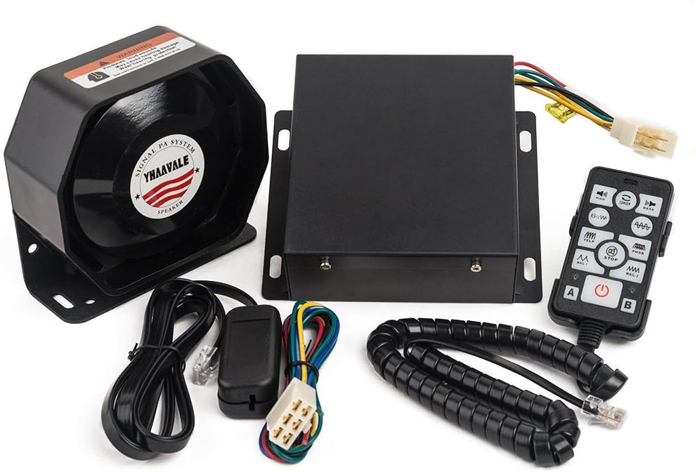 DC12V 100W Multi-Tones Wired Control with Mic Loudspeaker Emergency Electronic PA System K29072
