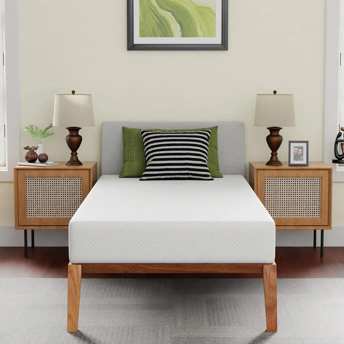 8 inch Twin Size Memory Foam Gel Mattress U40620