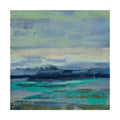 Teal Wave II 35X35 Canvas Art Z521