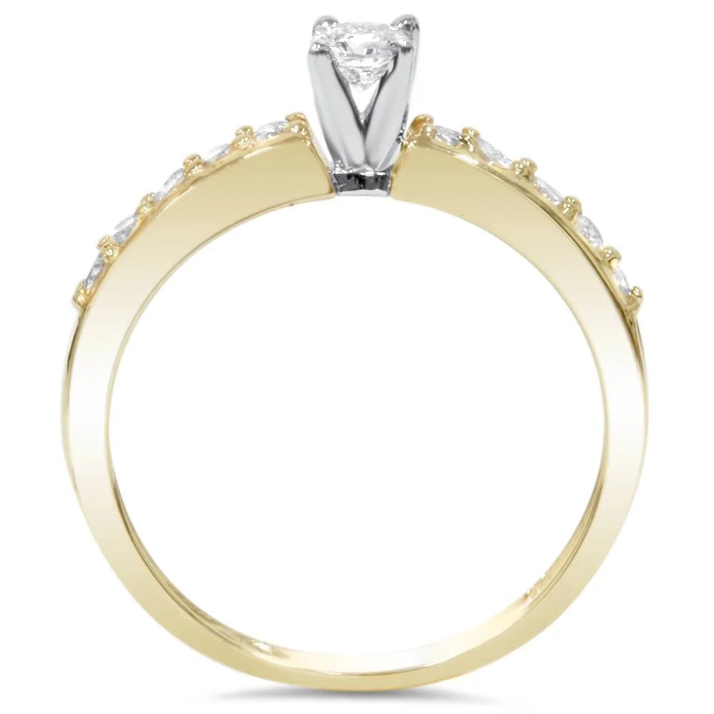 14K Yellow Gold Solitaire Ring P58400