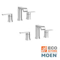 8 in. Widespread Double Handle Bathroom Faucet in Chrome 2-Pack K42189