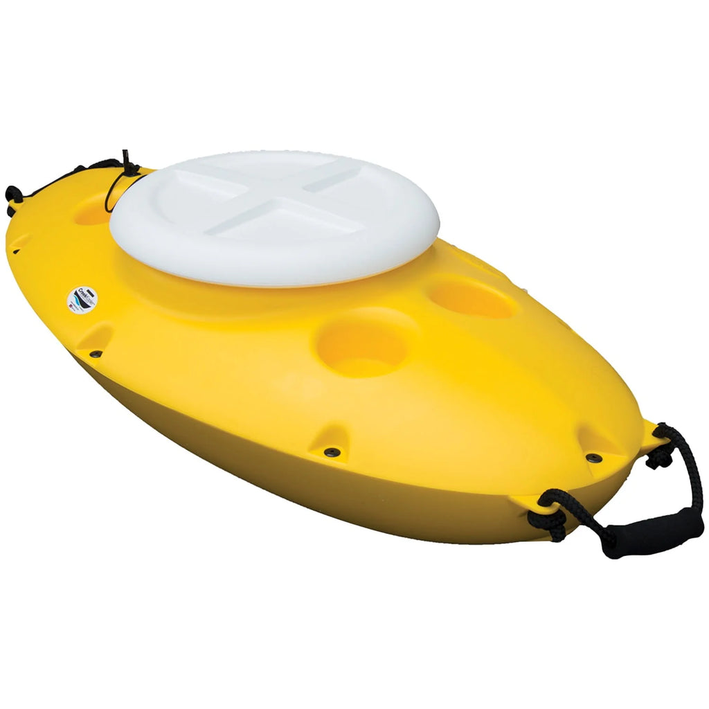 Yellow 30 qt Floating Cooler O512