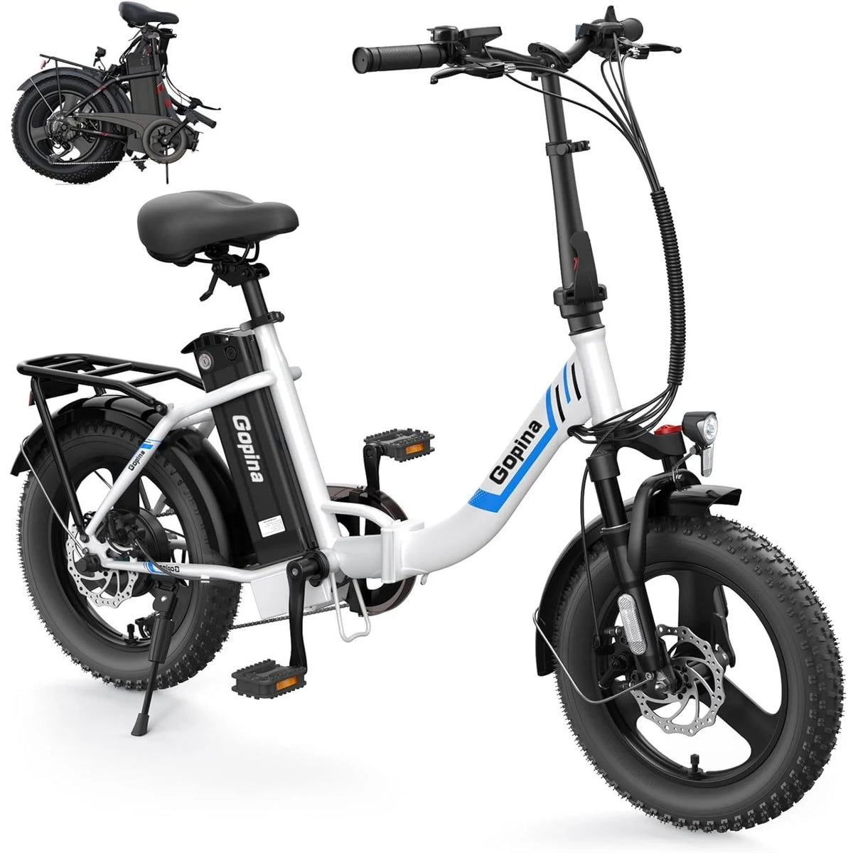 Folding Electric Bike 350W Fat Tire X6660