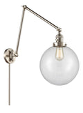 Brushed Satin Nickel Swing Arm Lamp B244