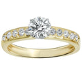 14K Yellow Gold Solitaire Ring P58400