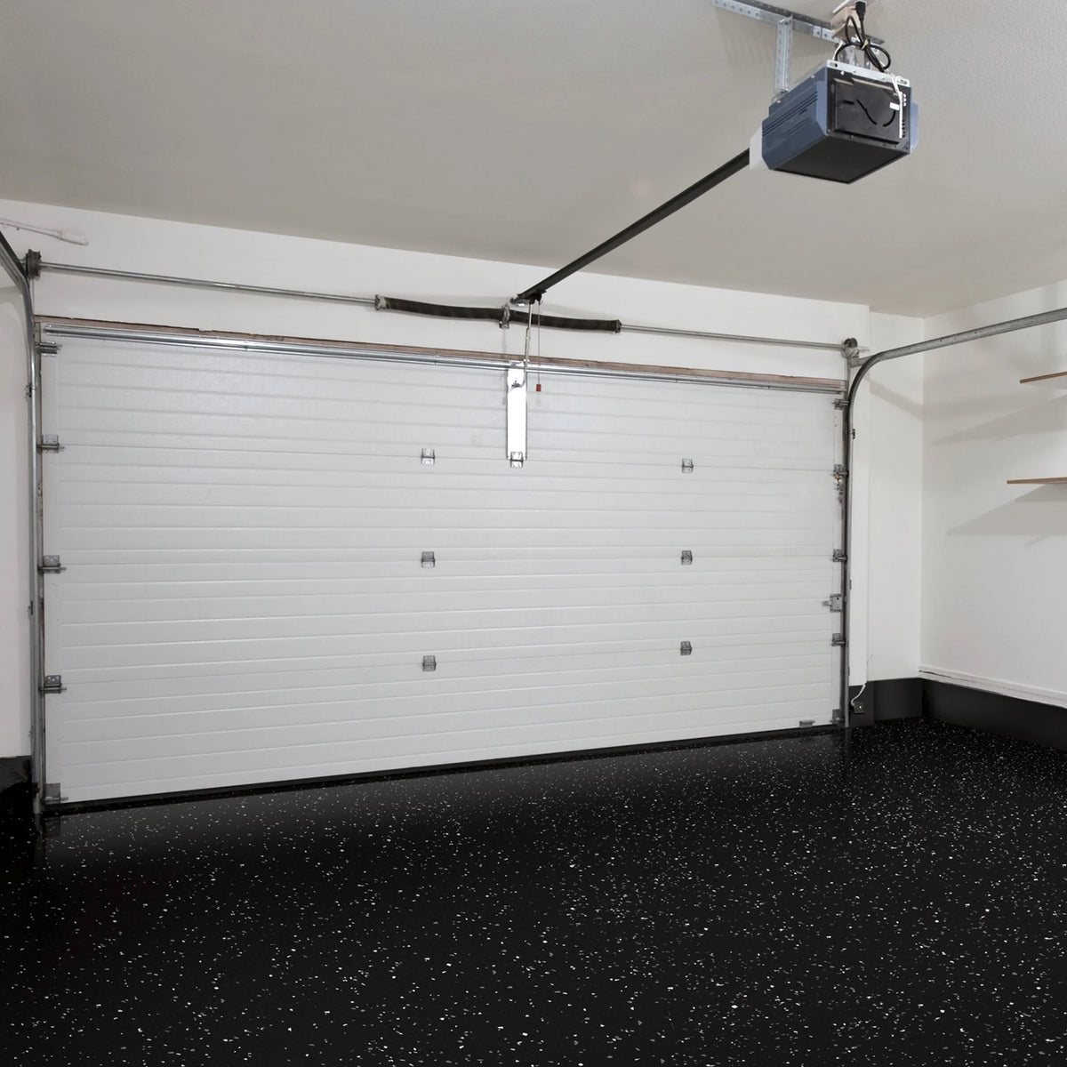 Black High Gloss 2.5-Car Garage Floor Coating Kit F96440