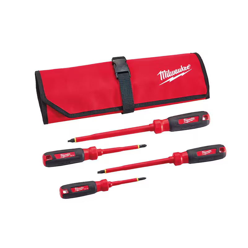 Insulated Screwdriver Set and Pouch (4-Piece) L7325
