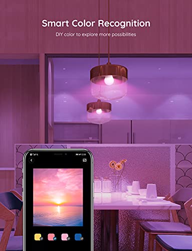 Color Changing Smart LED Light Bulbs 4 Pack K42804