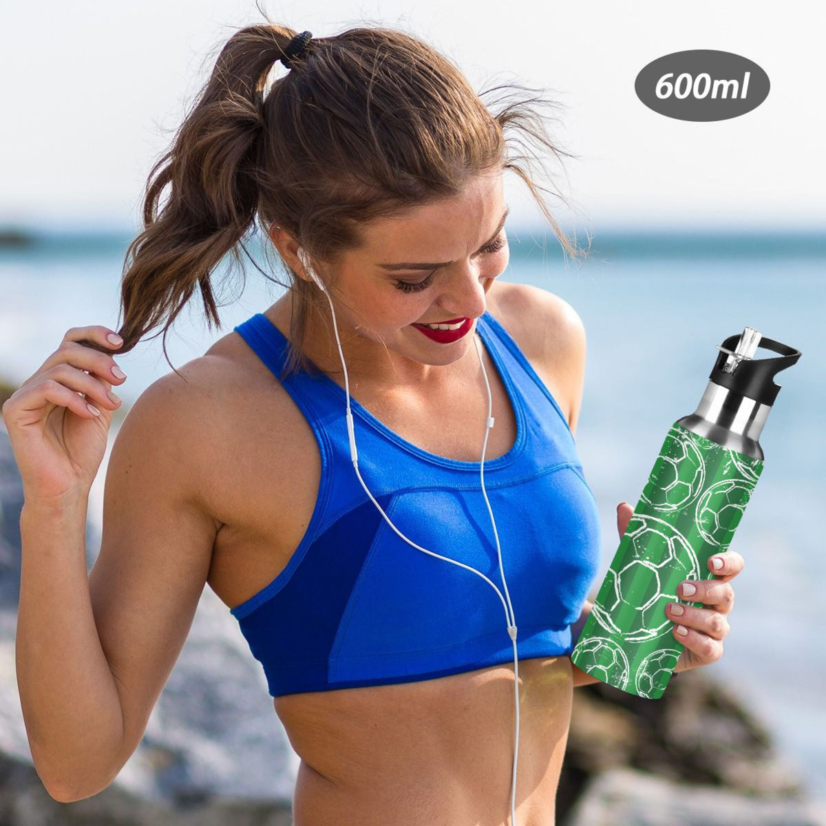 Stainless Steel Insulated Water Bottle with Straw Lid G217788
