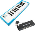 Compact USB-MIDI Controller with 4-Port USB 2.0 Hub Bundle V5007