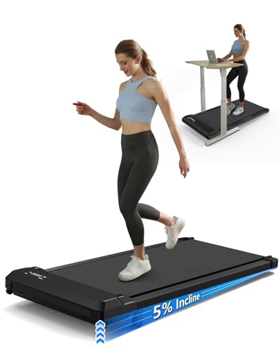 3-in-1 Walking Pad with Incline, 2.5 HP Under Desk Treadmill, 265 LBS Compact Treadmill with LED Display R33414