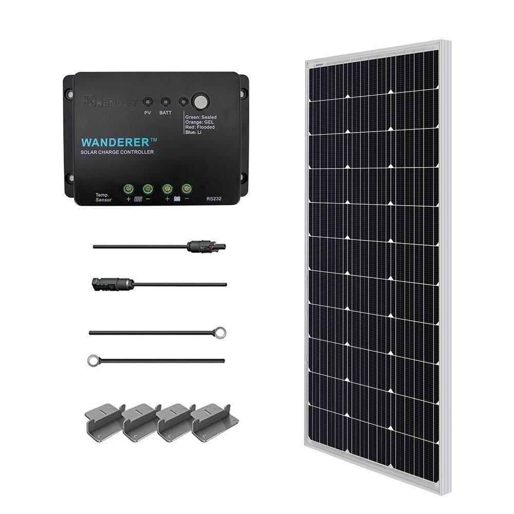 100 Watts 12 Volts Monocrystalline Solar Starter Kit P79714