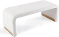 White Entryway Bench I394