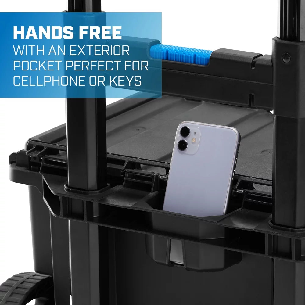 3 Piece Resin Plastic Modular Toolbox System U6648