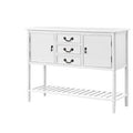 White 3 Drawers Console Table E6941