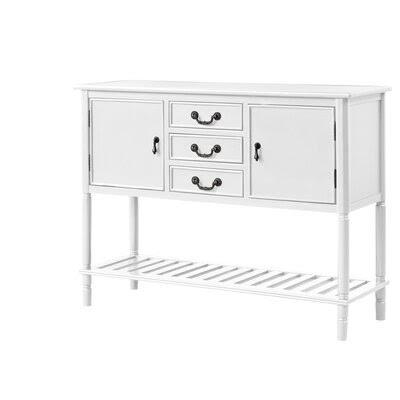 White 3 Drawers Console Table E6941