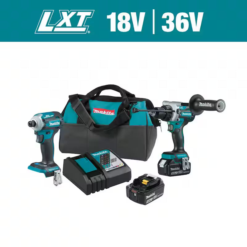 18V Lithium-Ion Brushless Cordless Combo Kit 5.0 Ah 2-Piece B477312