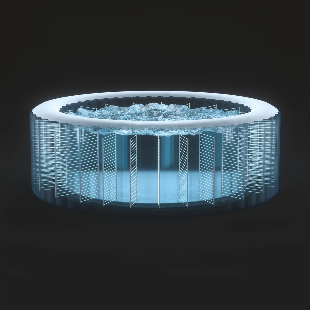 6 Person Inflatable Hot Tub Bubble Jet Spa R51670